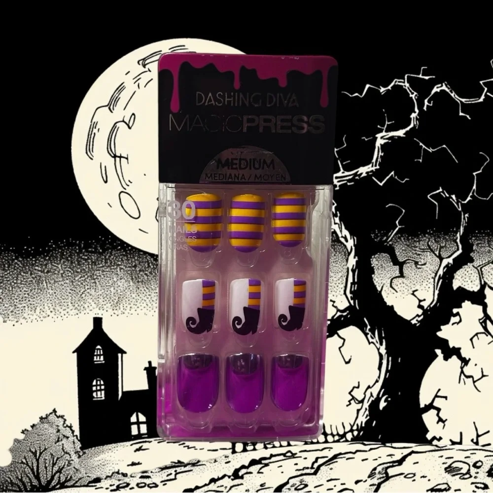 3 sets Halloween Press on Nail kits 🎃 Dashing Diva Magic Press on manicure - Picture 5 of 8